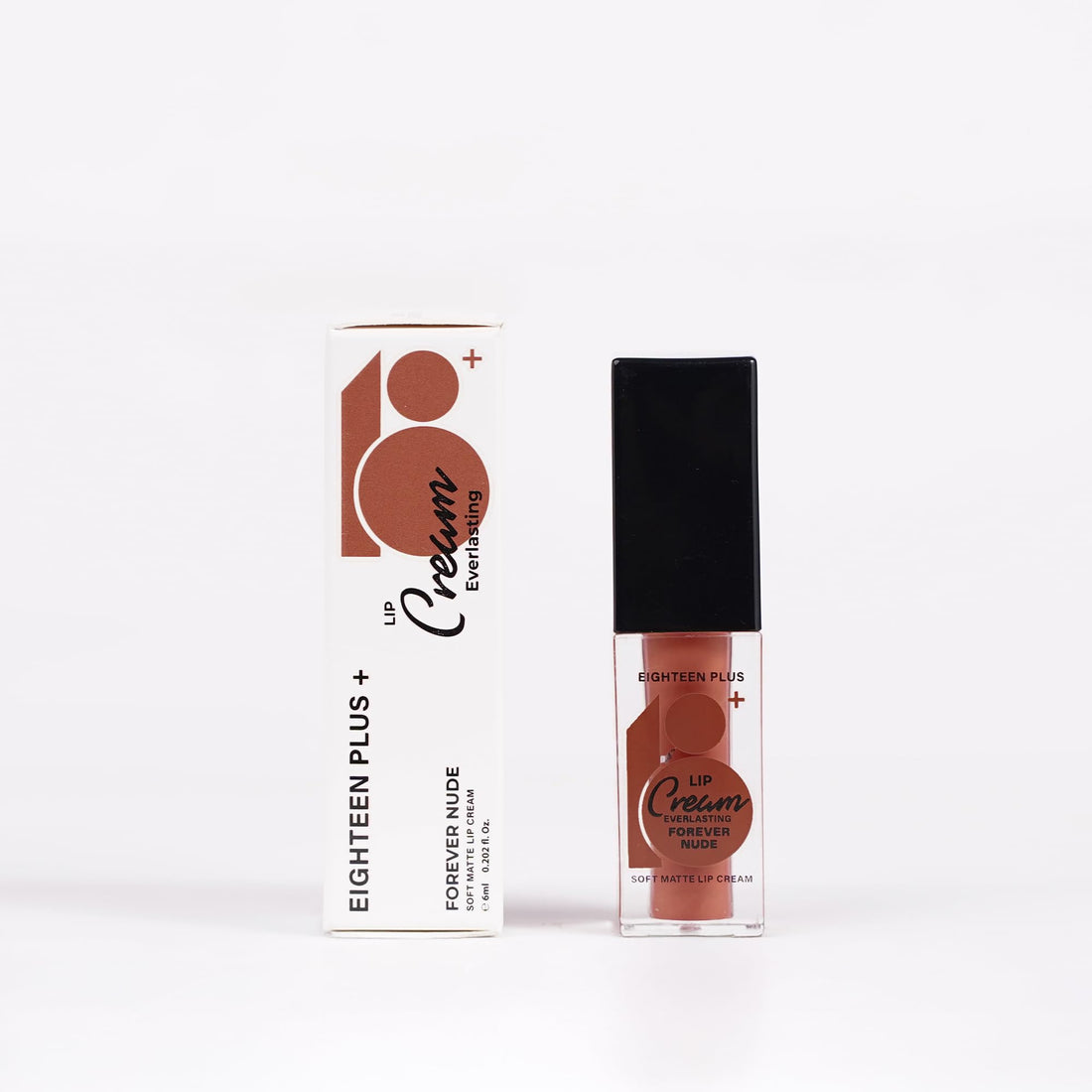 Everlasting Lip Cream, Forever Nude, Soft Matte Finish, Long-Lasting 24-Hour Wear, 6ml