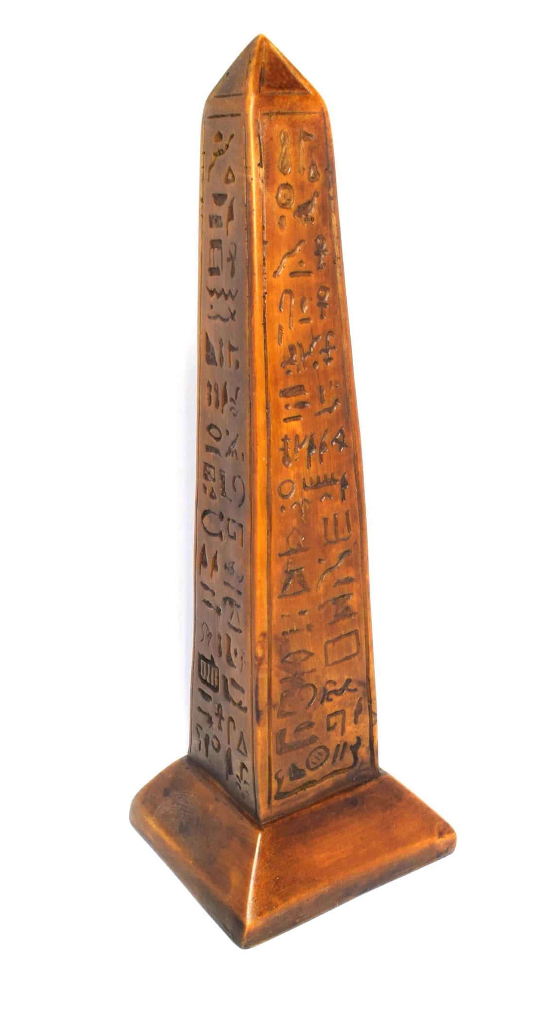 immatgar pharaonic Decorative Egyptian Obelisk ancient Egyptian souvenirs gifts handmade Home decor Sculptures (Brown - 14 CM Long)