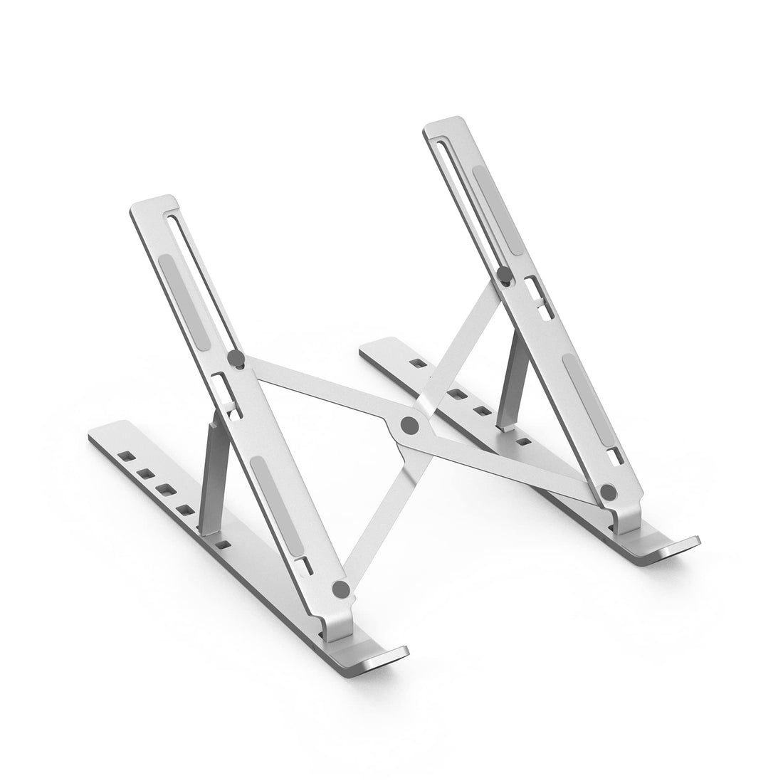 Kotuday foldable portable aluminium laptop stand | desk stand with 6 level height adjustment | compatible for 11 inch/11.6'' /13.3 inches/14 inch/15 inch/15.6'' laptops notebooks