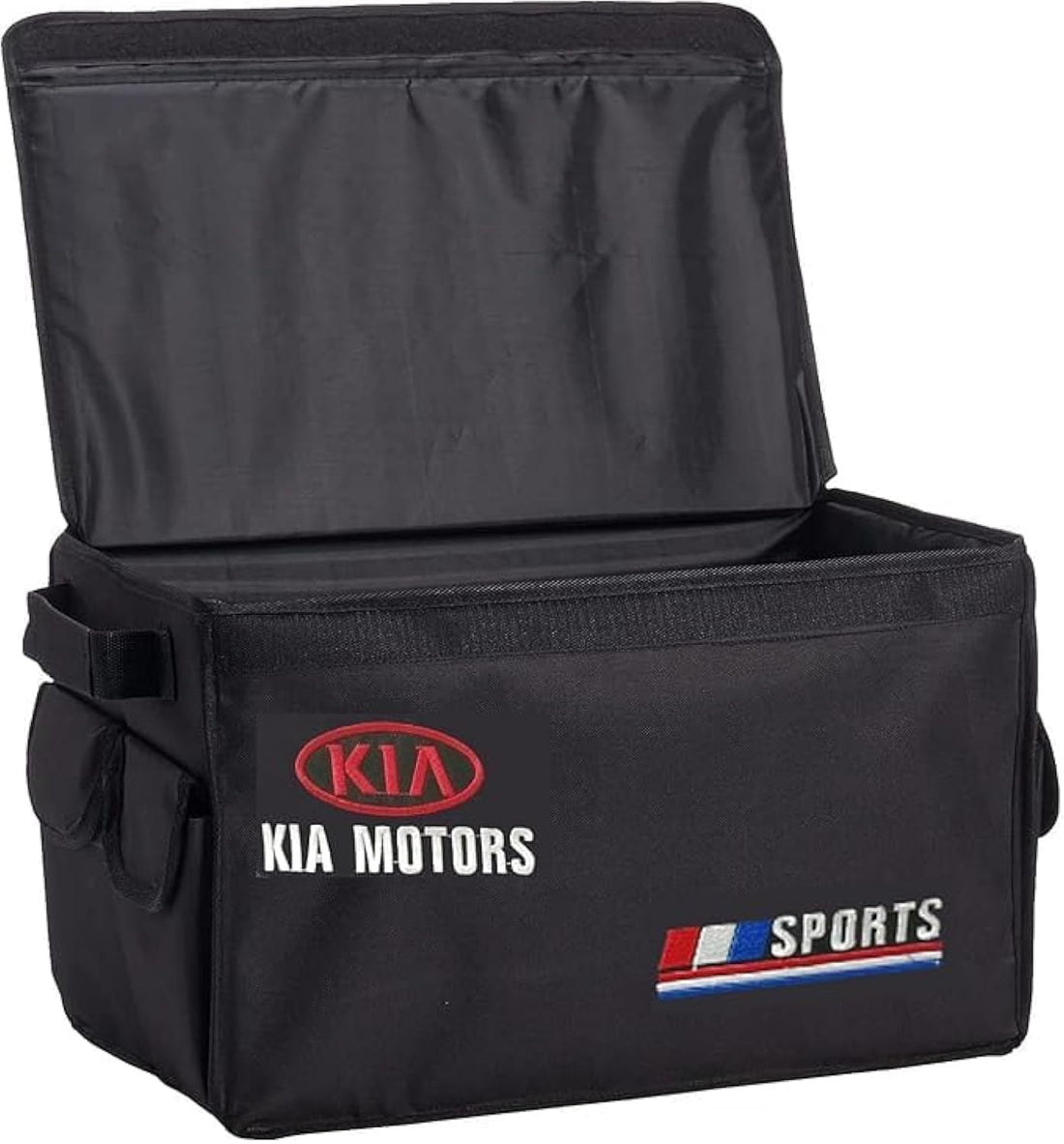 YOSHOP Foldable Car Trunk Organizer Storage Box with Small Pockets and Slots - KIA