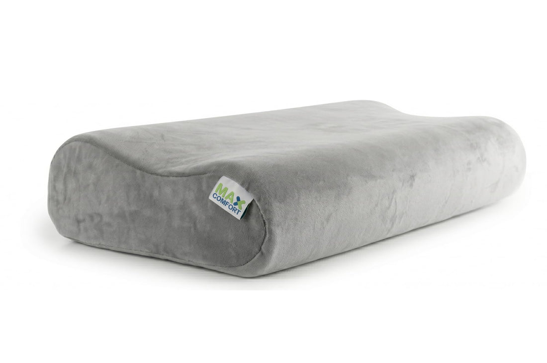 Max Comfort American Memory Foam Medical Pillow for Neck Pain (50 * 30 * 11, Grey)