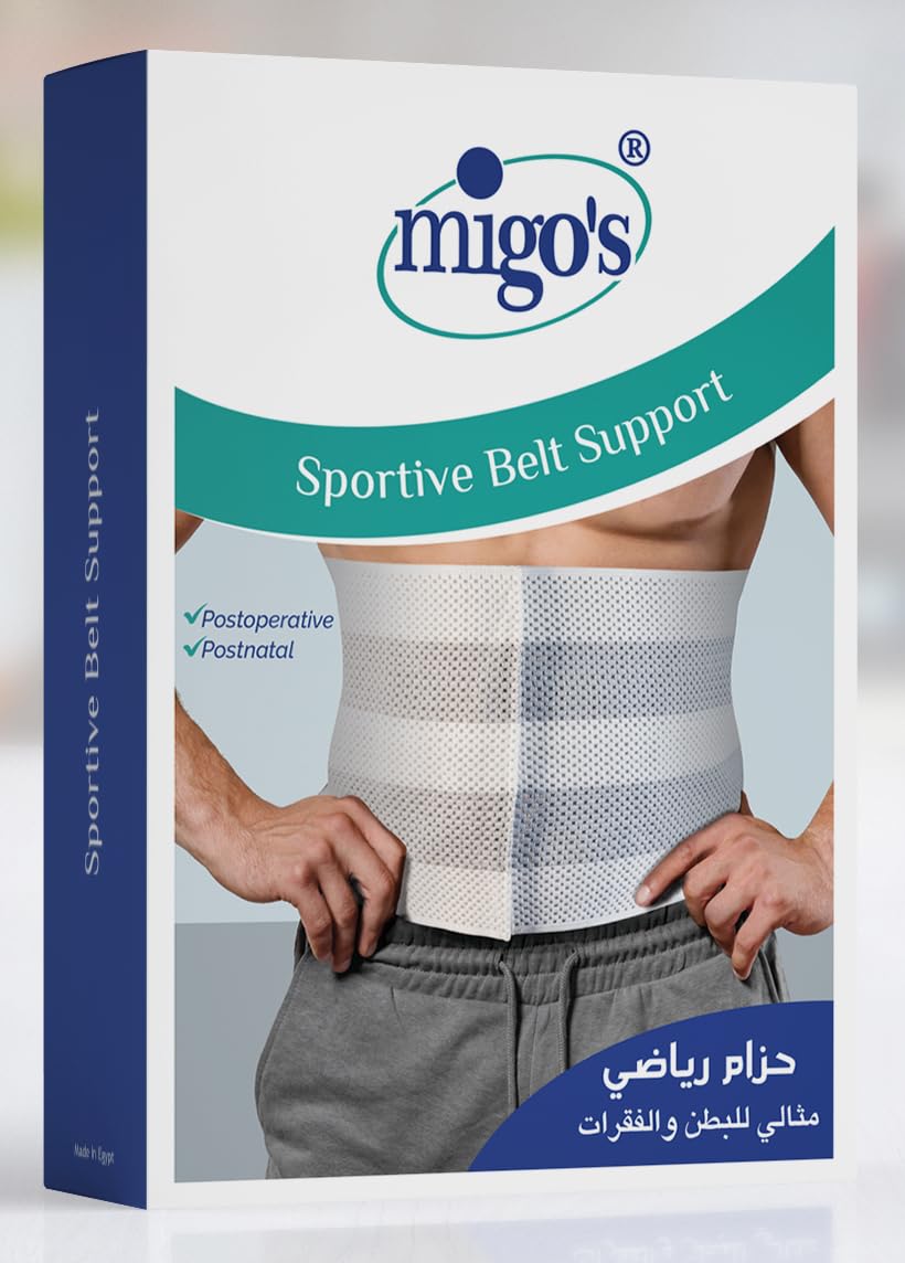 Mego Breathable Mesh Abdominal Belt L