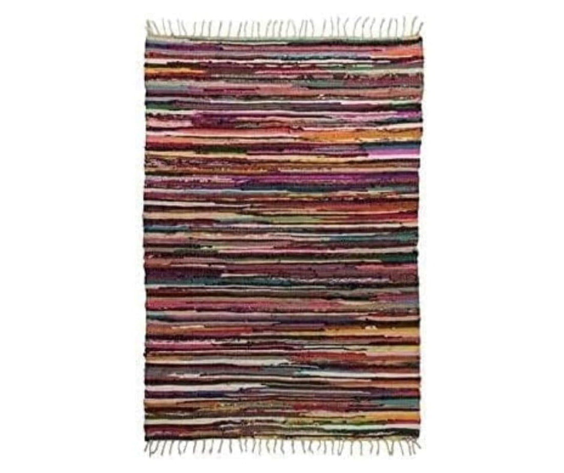 Egypt Antiques Klim DIY Egyptian Cotton Area Rug, 70 cm x 200 cm Size, Multicolor