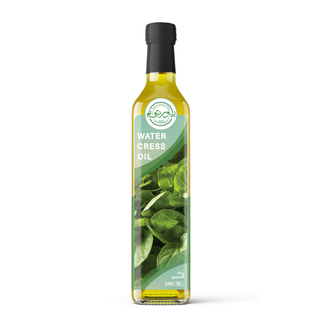 Purity- بيورتي - Watercress Unrefined Cold Pressed, 100% Pure & Natural, Perfect for Hair Nourishment, Scalp Health, and Skin Hydration, 250 ML