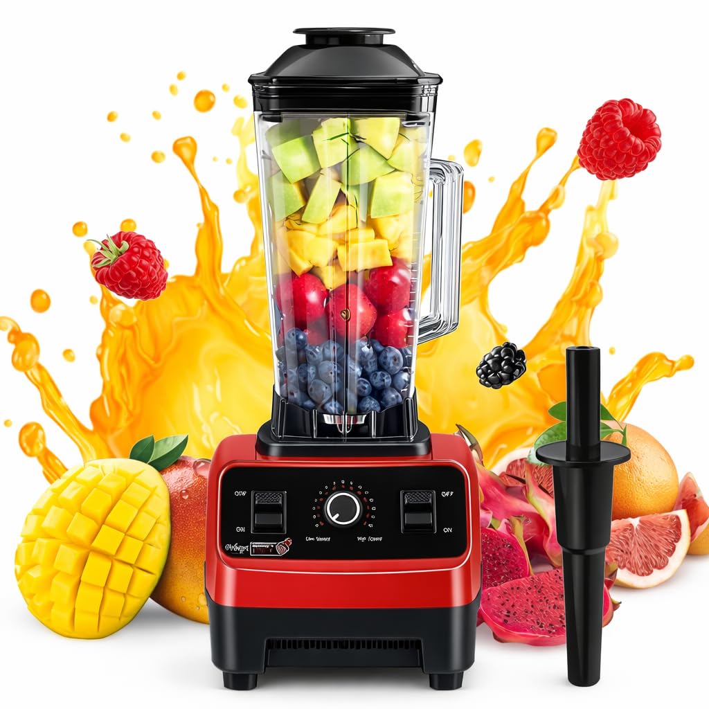 OVA High Power Kitchen Blender for Smoothies and Shakes, Multi Speed Food Processor with Stainless Steel Blades, Durable Mixer for Juices, Fruits and Daily Kitchen Preparation