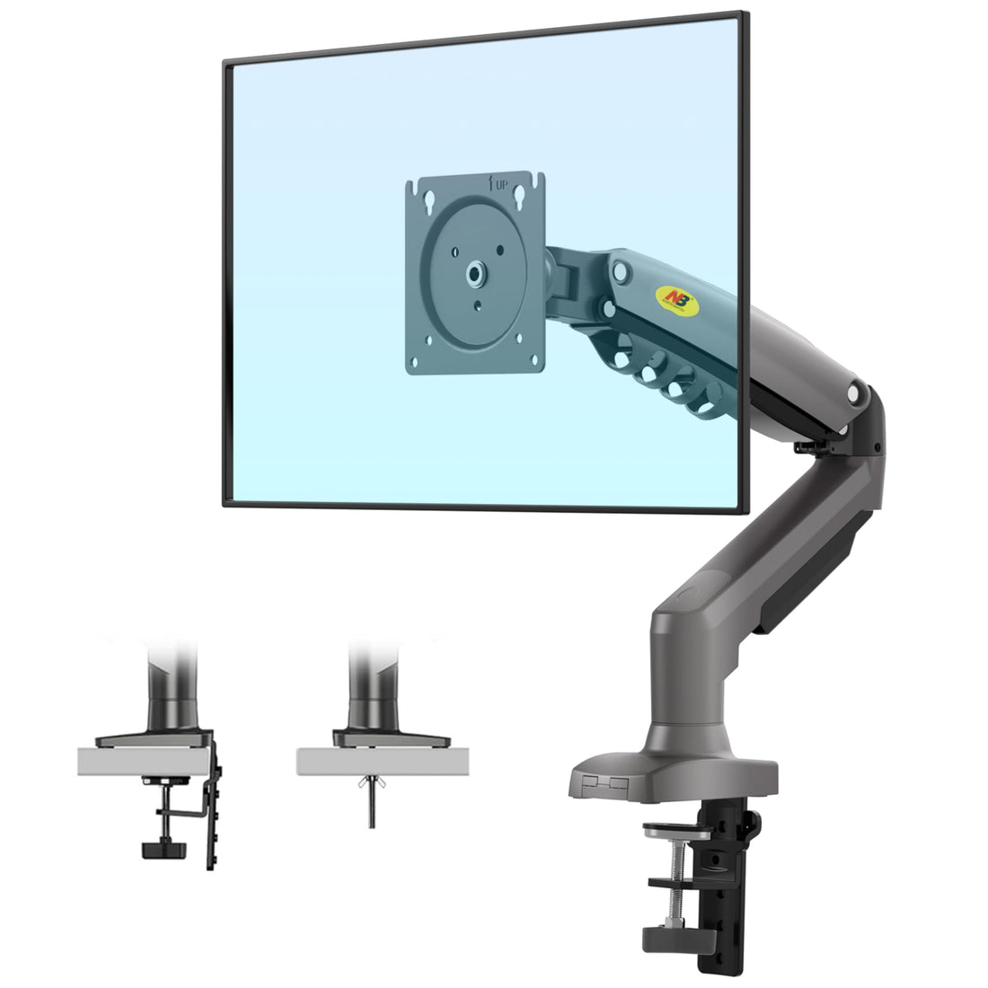 NB North Bayou Ergonomic Desktop Mount for 17" to 30" Monitors NB-F80