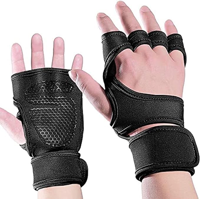 Weight Lifting Gloves with Wrist Support for Gym and Fitness Training