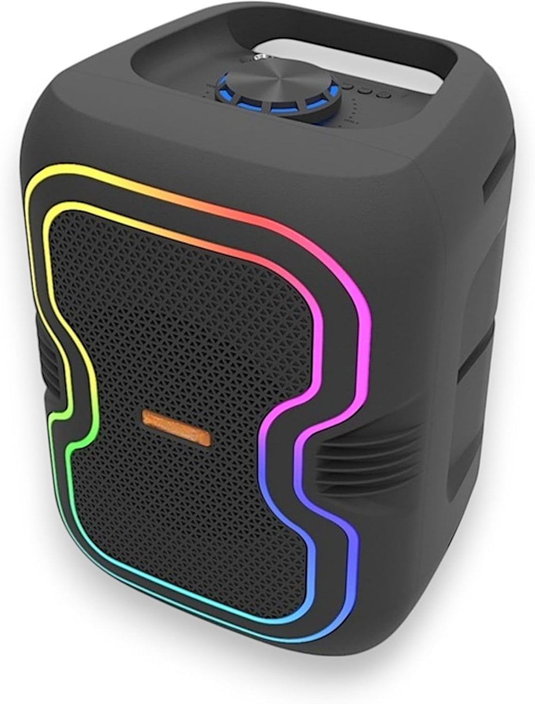GN-08 WavePro Wireless Portable Bluetooth Speaker – RGB LED, Deep Bass, USB/SD Support, Mic Input, Hands-Free Calls, Voice Assistant Compatible