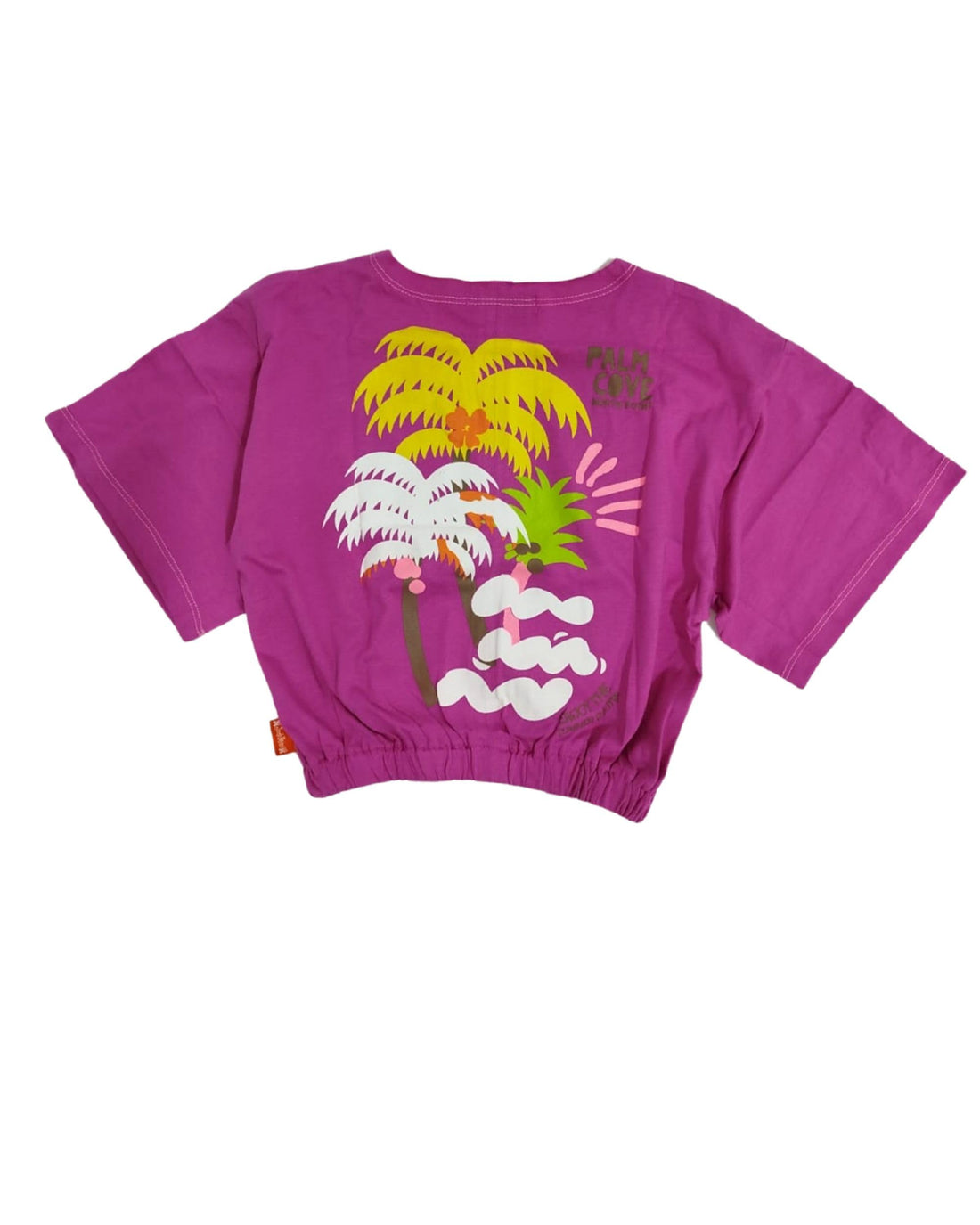 Jodi Mini | Palm Blouse | Fushia | Sutitable for Girls