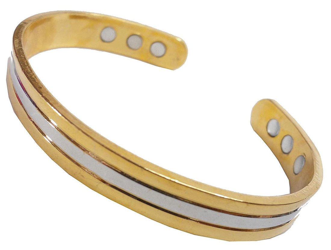 Medical energy bracelet with magnet stone to get rid of electrical charges in the body and balance for men - 2724707602722