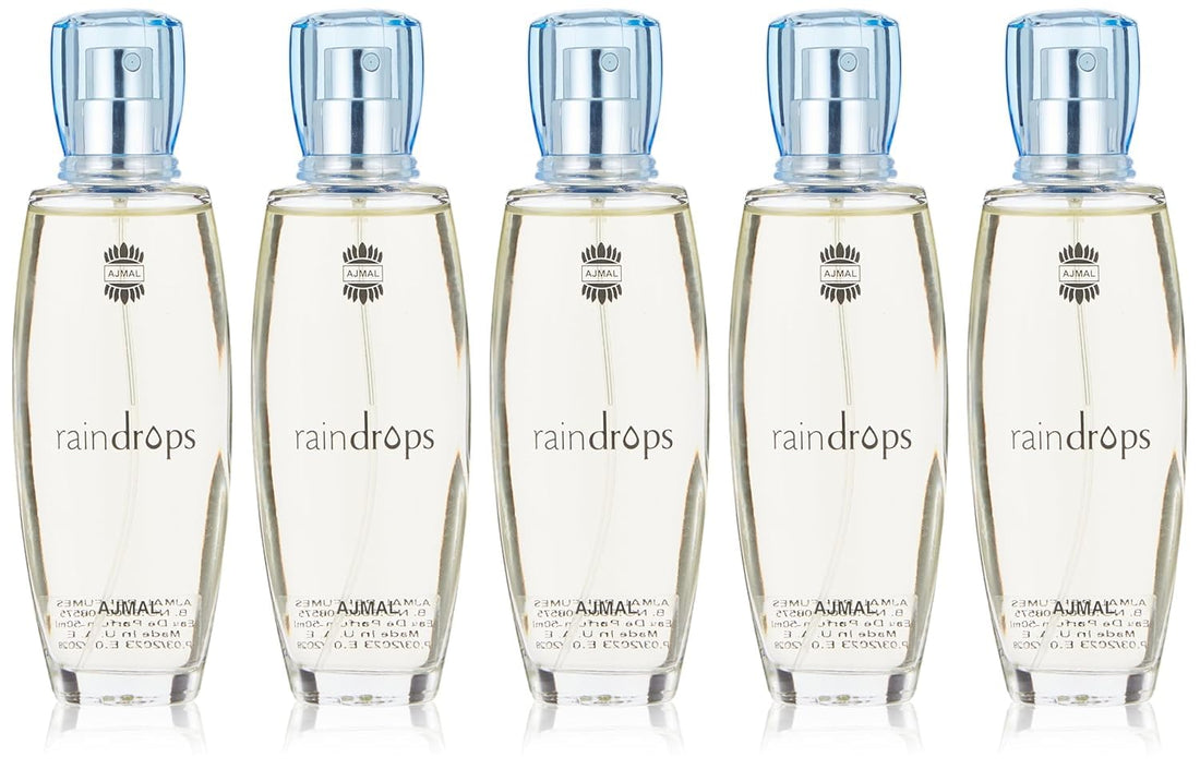 Ajmal Perfumes Raindrops Eau De Perfume For Women, 5 x 50 ml (Pack of 5)