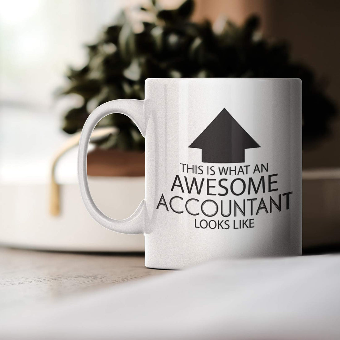 Funny Occupation Coffee Mug - This Is What An Awesome Accountant Looks Like - Inspirational Sarcasm Birthday Christmas Humor Gift Idea Novelty Tea Cup