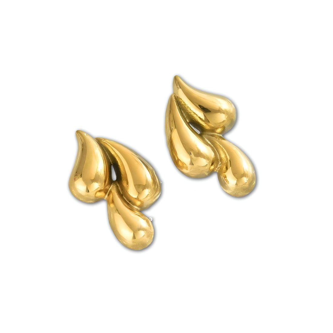 Gold Earrings-Antique Matte Earrings with 18K Gold Shapes for Women, Perfect for Parties, Modern Accessories Gifts