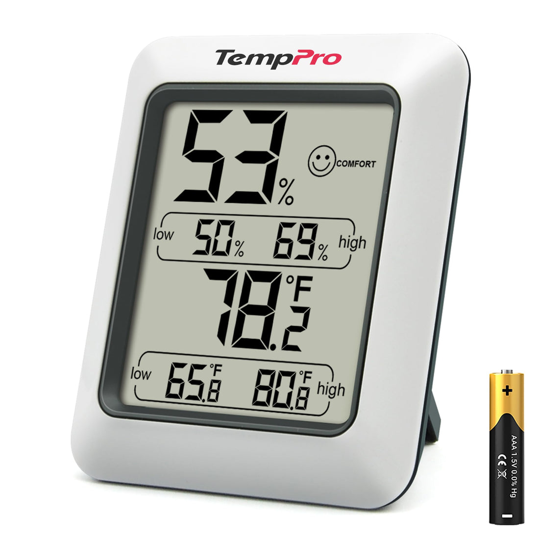 ThermoPro TP50 Digital Hygrometer Indoor Thermometer Room Thermometer and Humidity Gauge with Temperature Monitor