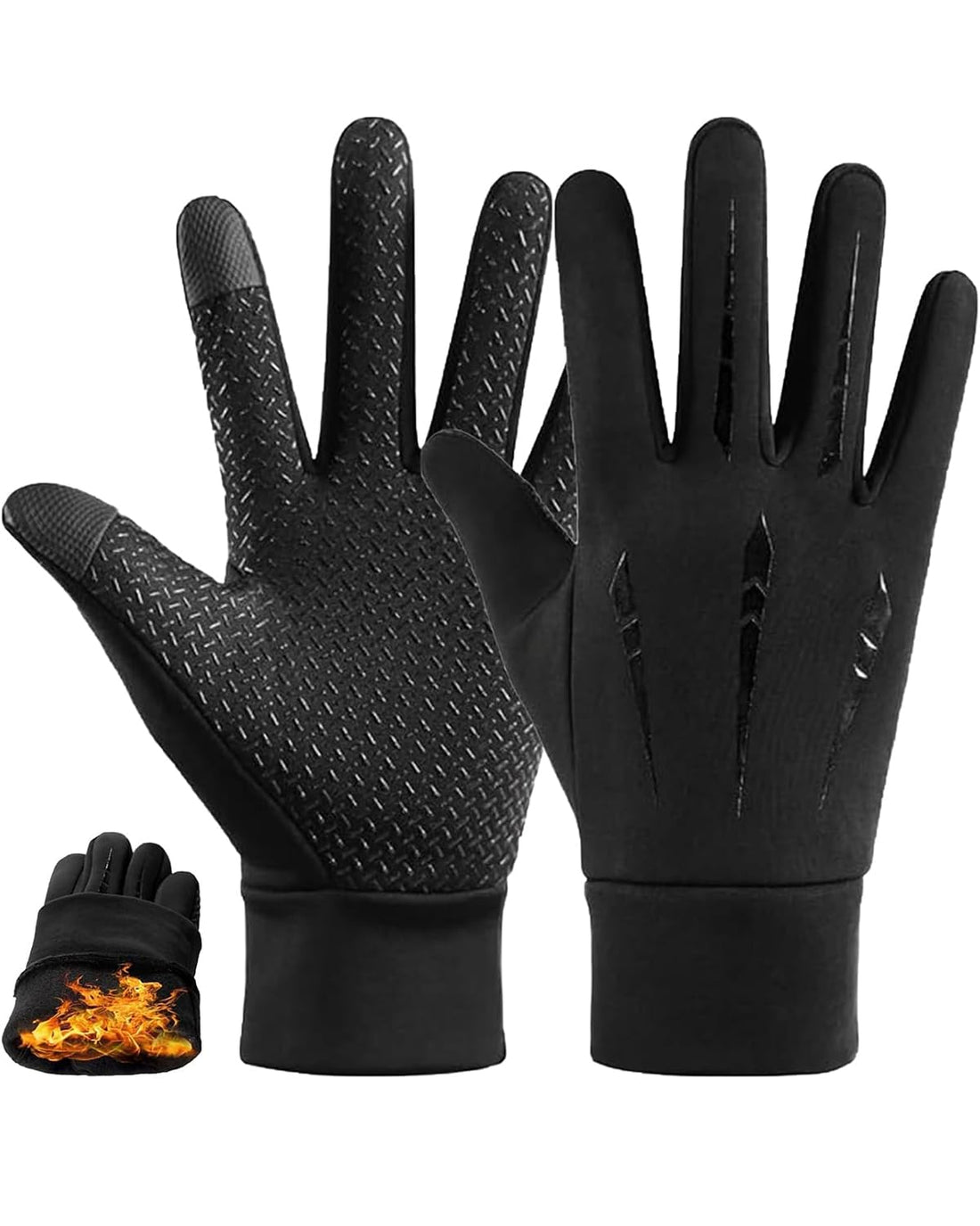 Thermal Gloves, Bicycle Gloves, Driving Gloves, Climbing Gloves, Smartphone Gloves, Cycling Gloves, Motorcycle Gloves, Smartphone Compatible, Fleece-Lined, Thermal, Waterproof, Windproof, Anti-Slip,