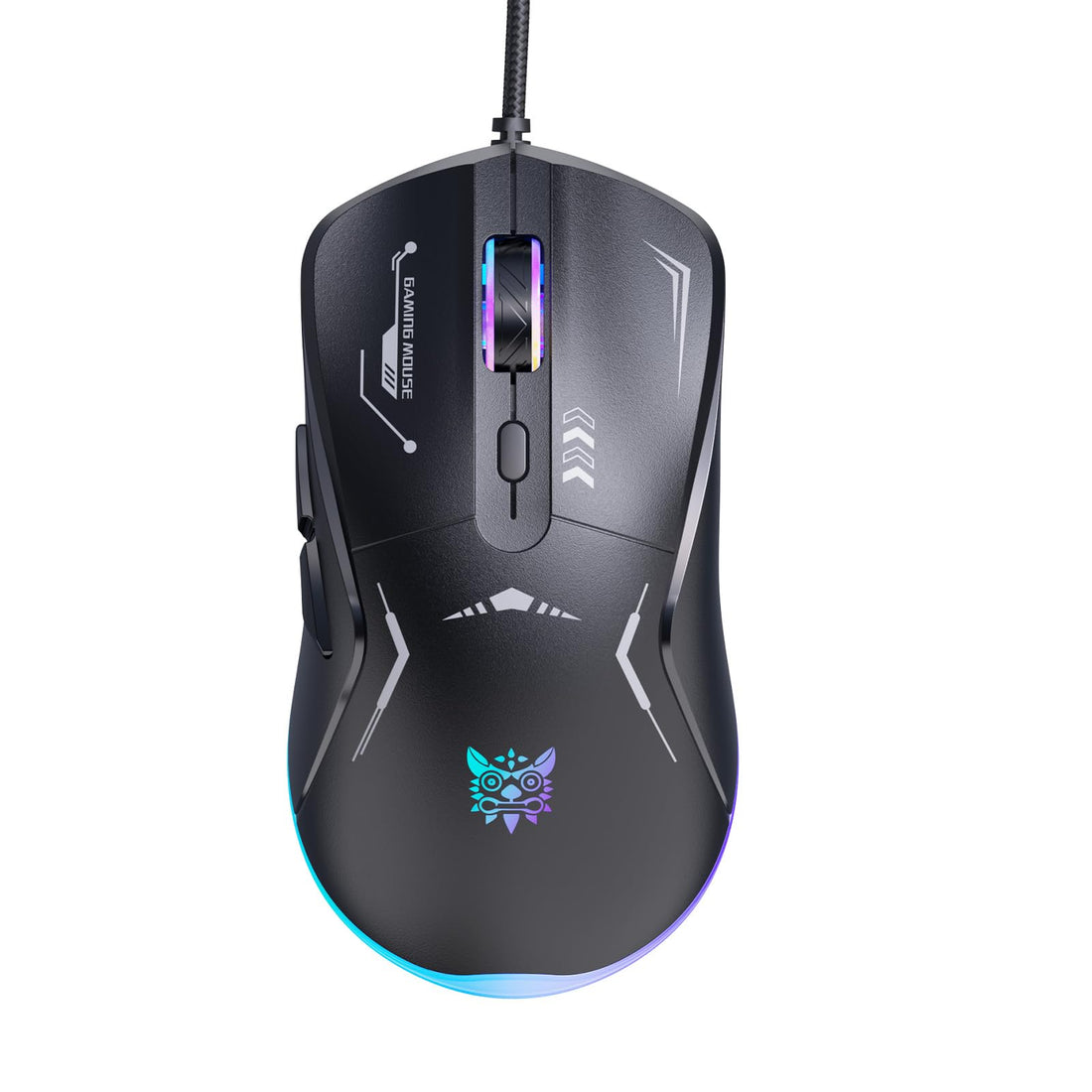 Wired Gaming Mouse, PC Computer Mice USB Mouse with RGB Modes, 4 Adjustable DPI Up to 3600, 6 Programmable Buttons, Ergonomic Optical Mouse for Windows PC Mac Laptop Gamer
