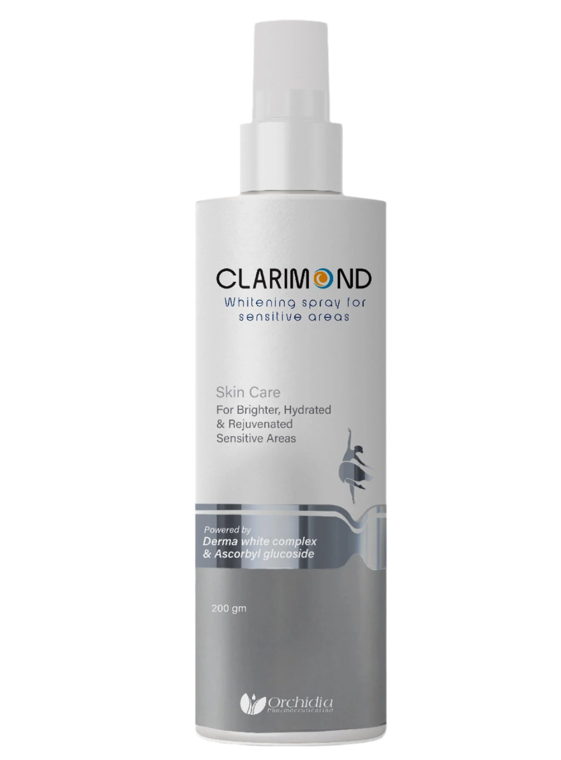 Orchidia Clarimond Whitening Spray for Sensitive Areas, 200gm