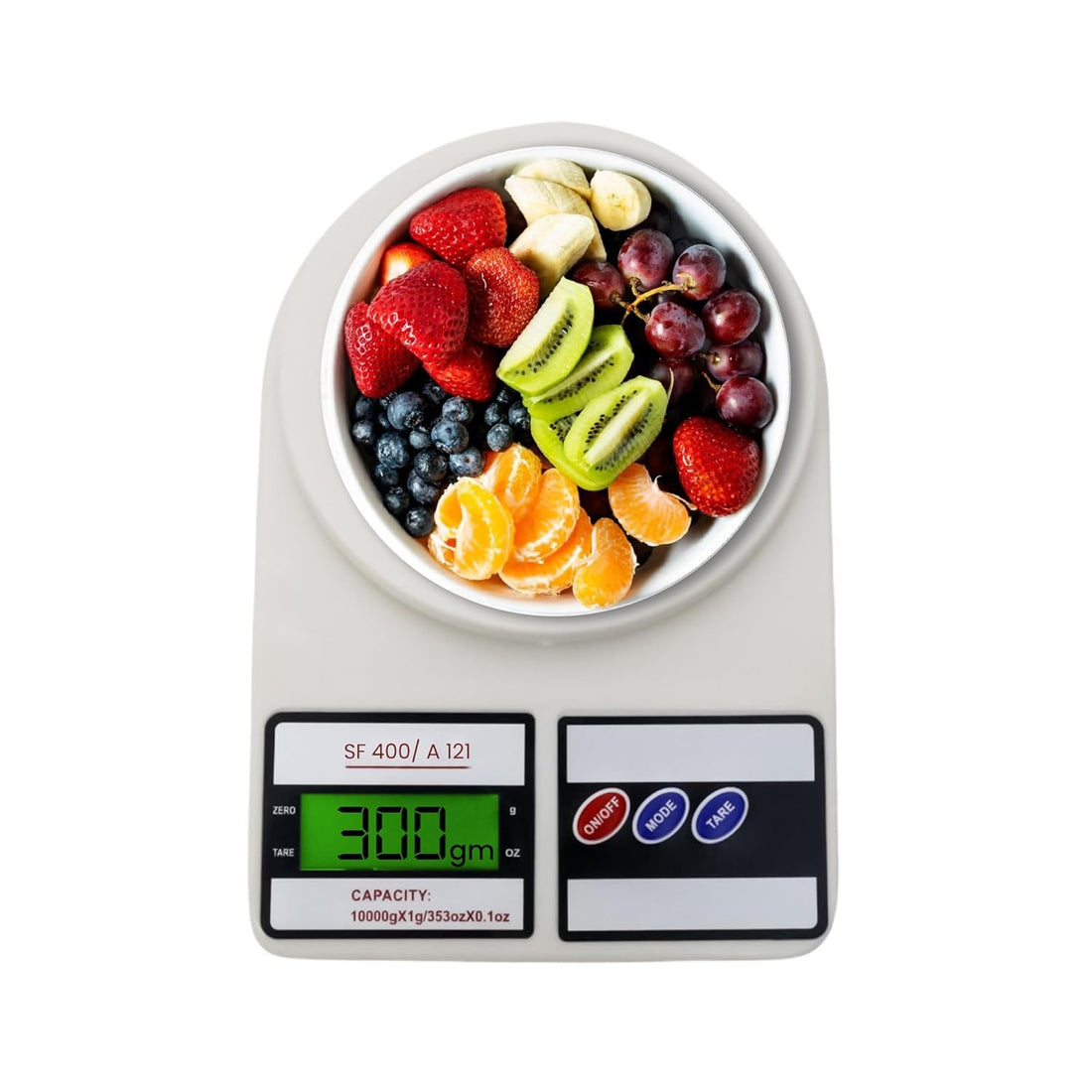 TRUE FIT®-Digital Kitchen Scale Kitchen Weight Scale/Kitchen Weighing Scale, 10kg Weighing Scale Vegetable Liquids Ultra Accurate