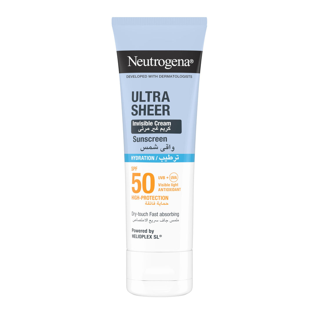 Neutrogena Ultra Sheer Hydrating Invisible Cream SPF50