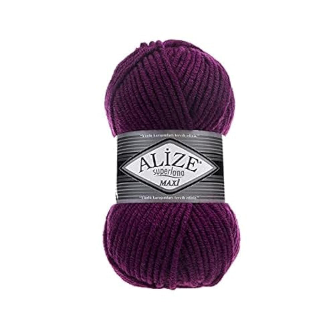 Alize SUPERLANA MAXI 50 Purple- Crochet and Knitting Yarn