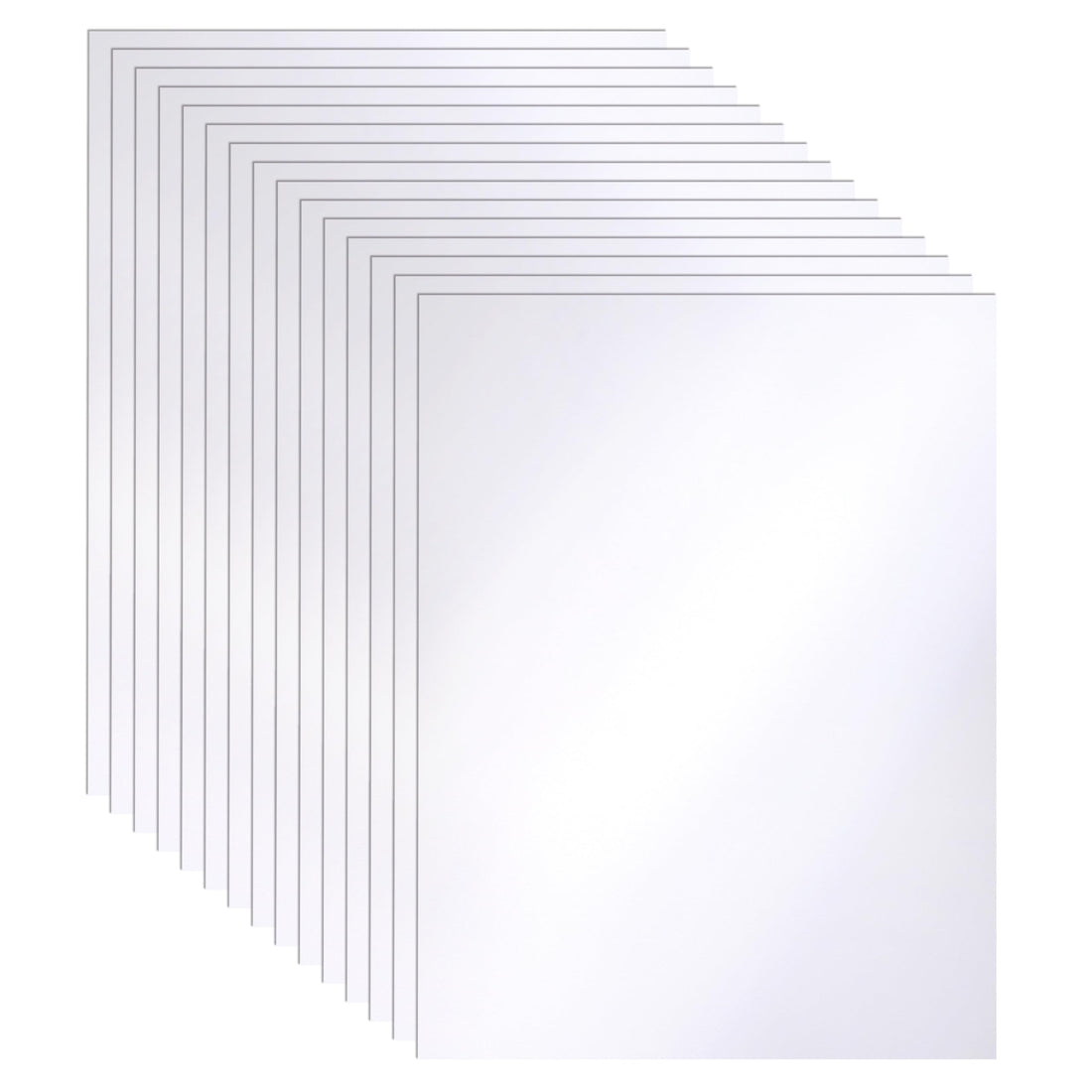 Guakicae 100 Sheets Shimmer White Cardstock 8.5 x 11 Printer Paper, 92lb Heavyweight Certificate Paper Card Stock for DIY Making Cards, Wedding invitations, School Crafting, Business Cards, Menus