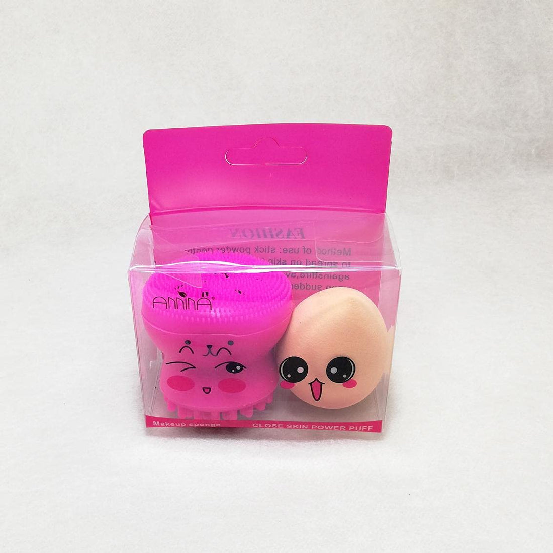 Annina Set of Makeup Sponge and Face Wash Tool