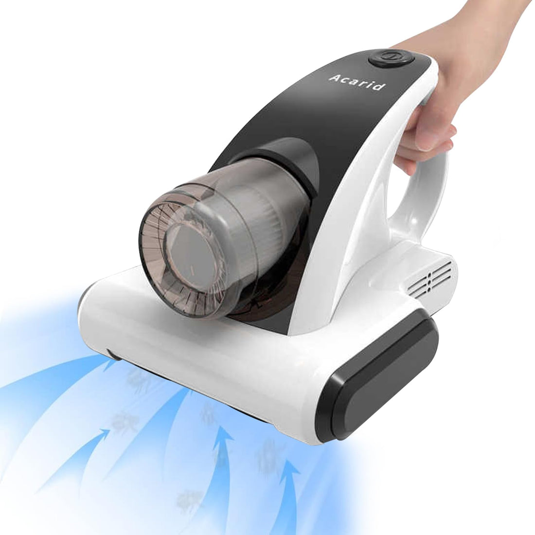 Mattress Vacuum Cleaner, UV Bed Cleaner 12KPa Handheld Upgraded Effectively Clean Up Bed, Pillows, Cloth Sofas, Carpets and Ther Fabric Surfaces(Black-EE)
