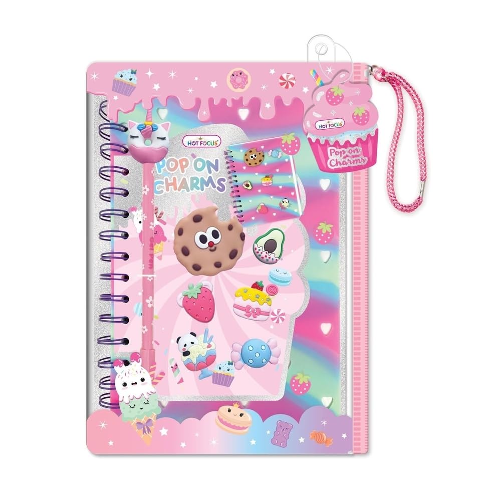 Hot Focus - Sweets Pop on Charms Journal Set - 240SW