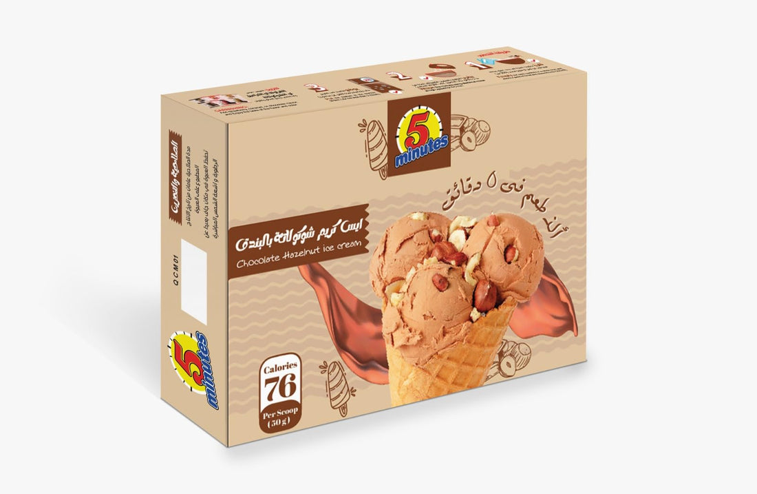 5 Minutes Chocolate Hazelnut Ice Cream powder 75 gm