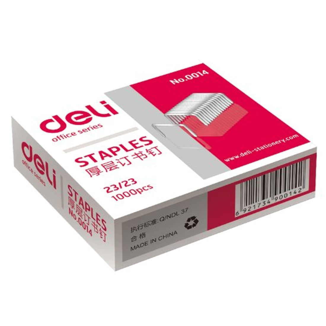 Deli 0014 staples - 1000 pieces