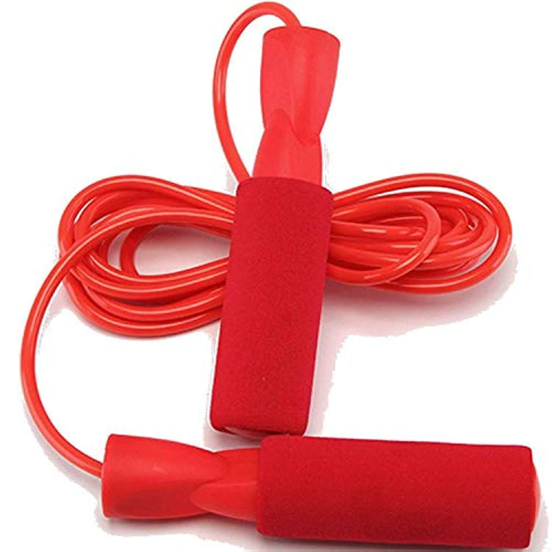 2.7M Skipping Jump Skipping Rope Weights with Ball Bearings Boxing Jumping Red