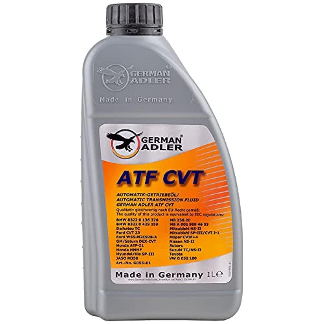 GERMAN ADLER ATF CVT Synthetic Automatic Transmission Fluid - 1 Liter