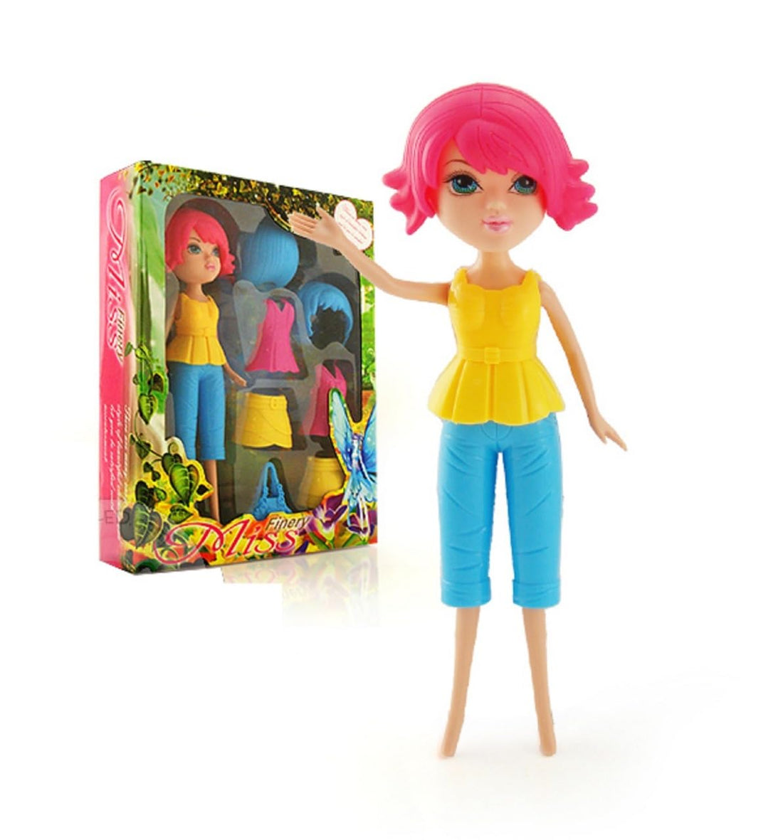 Next Store Fashion Doll for Girls – Beautiful Doll with Interchangeable Clothes and Accessories, Interactive Toy that Develops Creativity and Imagination for Kids, Perfect for Play and Entertainment.