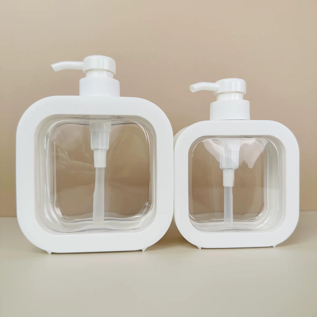 Portable Bathroom Soap Dispenser "Transfer" - Empty Soap Container with Pump for Perfect Amount. Versatile and Easy to Use with Liquid Soap. - Generic