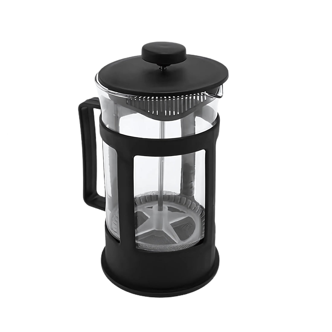 Generic Fast Coffee Machine 600ml, Stainless Steel, Modern, Semi-Automatic French Press, Perfect for Latte, Cappuccino, Iced Coffee