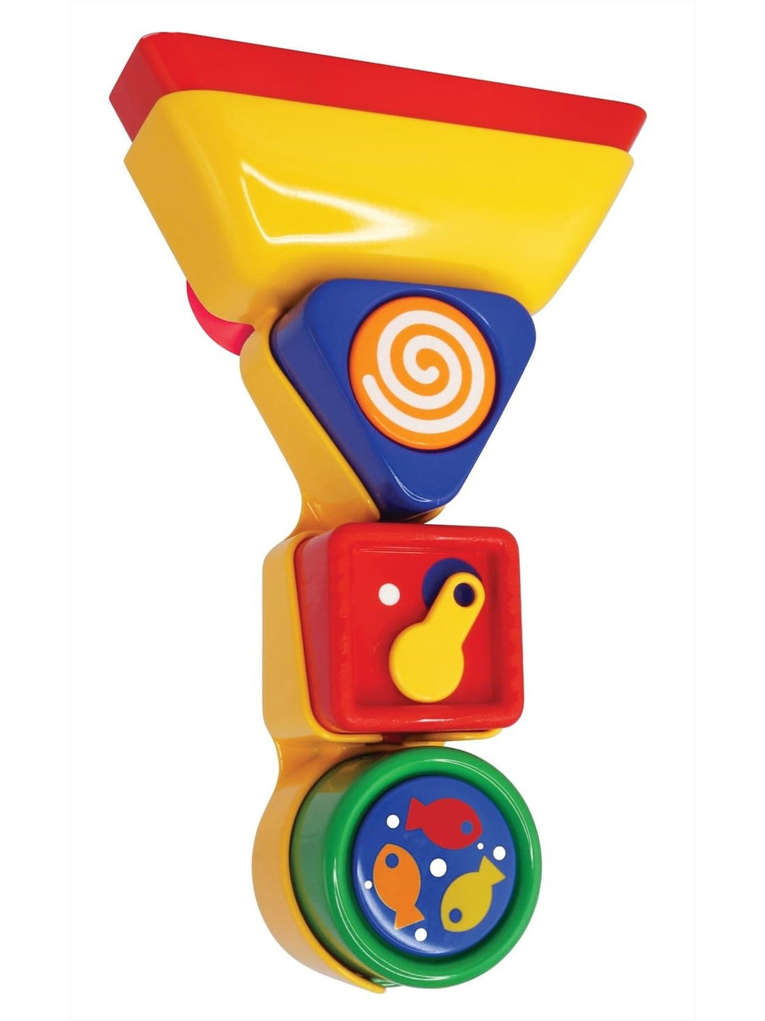 Tolo bathtime pour and spin shape sorter toy