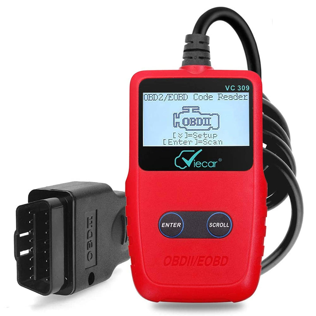 2018 Upgraded OBD II Professional Diagnostic Car Scanner Handheld Tool Car Code Reader