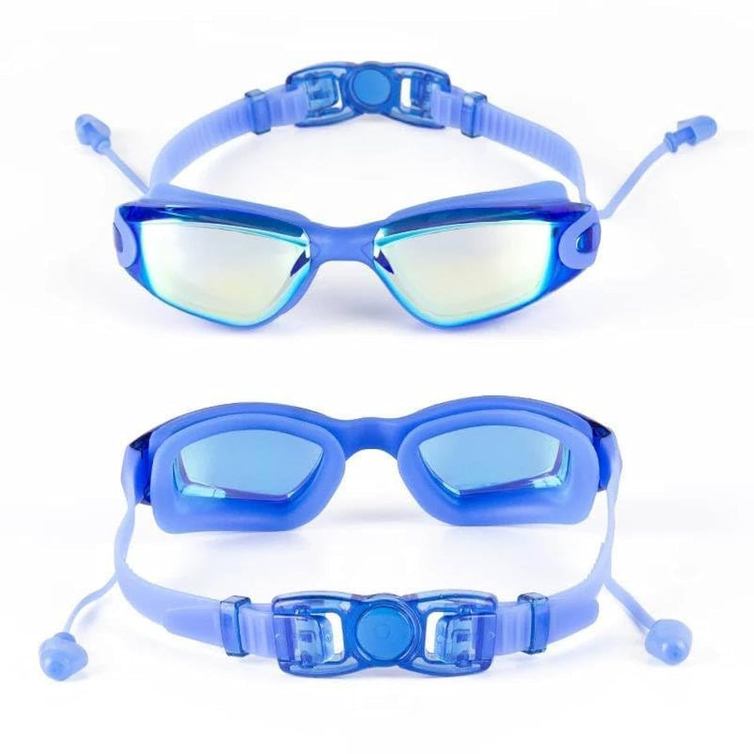QSHOP Premium Clear Speed Up Swim Goggles, No Leaking and Anti-Fog for Adults Men Women Youth, UV Protection Swimming Goggles with 180° Clear Vision
