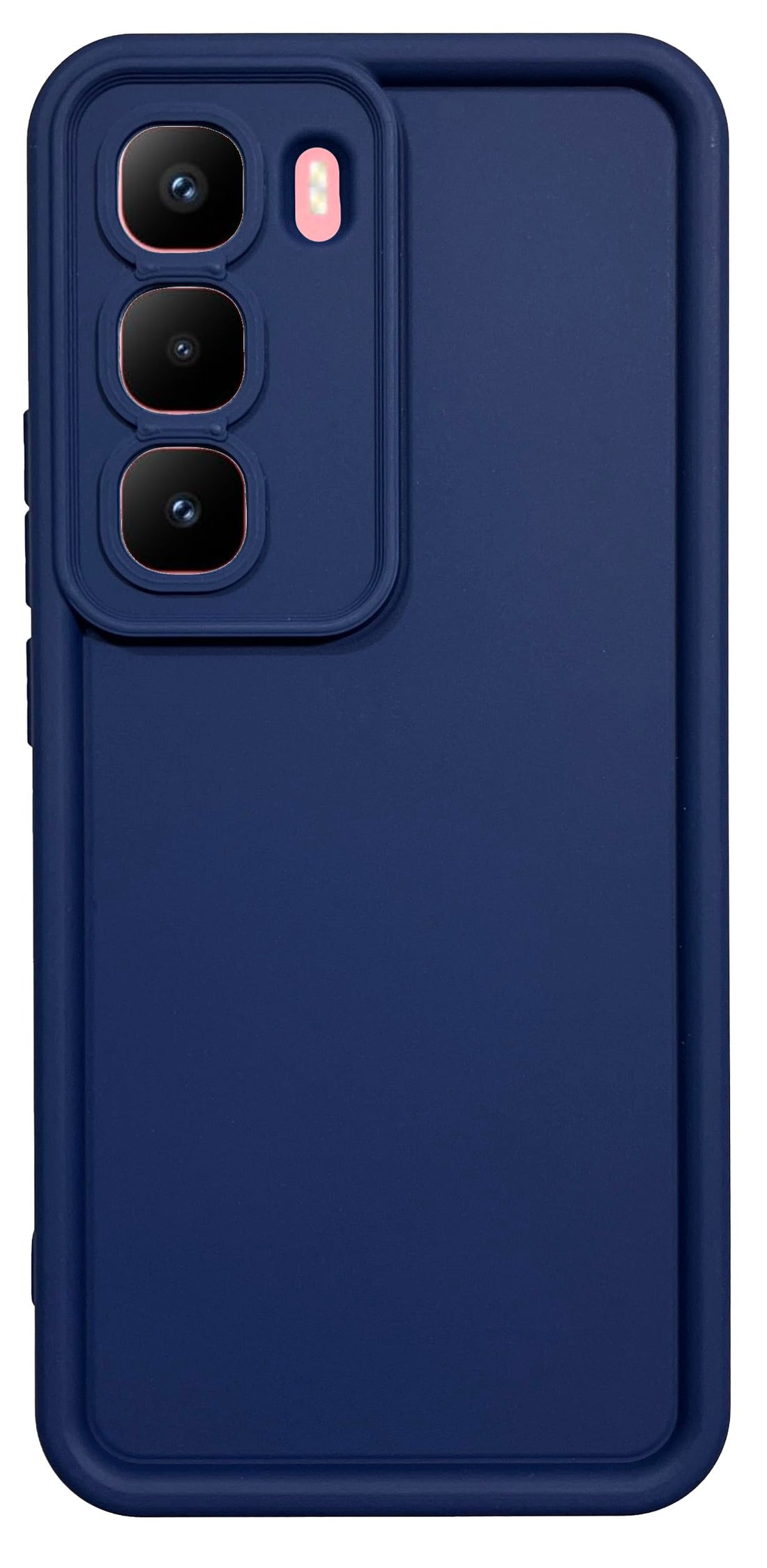 (For H60Pro+) Xpress Back Cover Solid Soft Silicon TPU Camera Protection Case For Infinix Hot 60 Pro Plus (Hot 60 Pro+) Anti-Shock Cover (Blue)