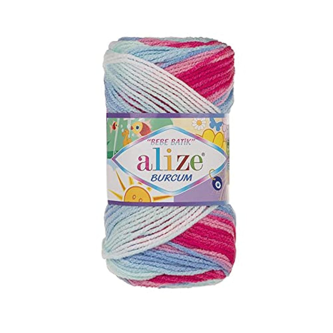 Alize BURCUM BEBE BATiK Multi Color 2162 - Crochet and Knitting Yarn