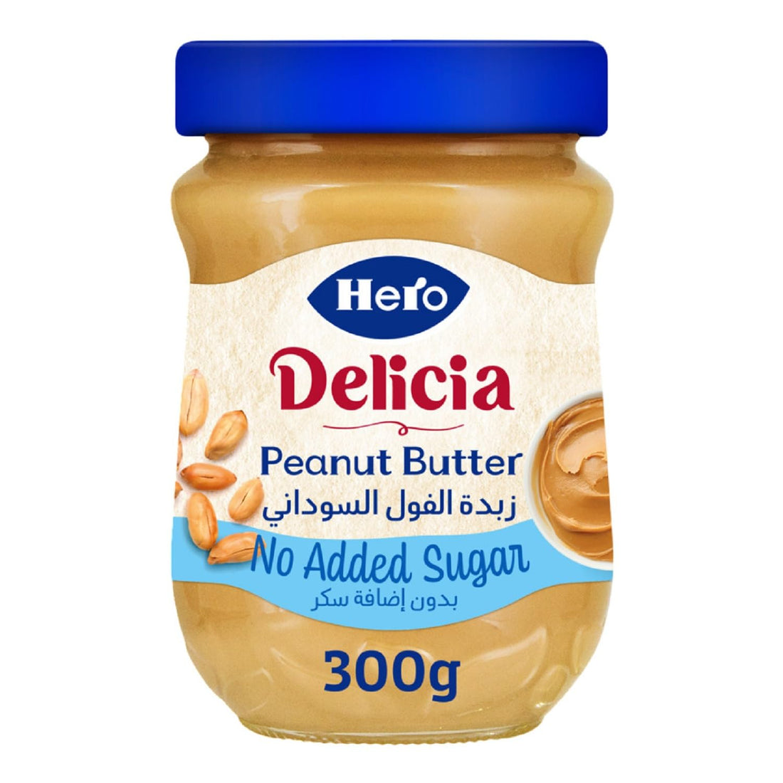 Hero Delicia Peanut Butter No Added Sugar 300 gm