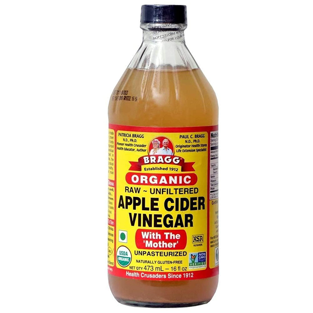 Bragg Organic Raw Apple Cider Vinegar - 473 ml pack may vary