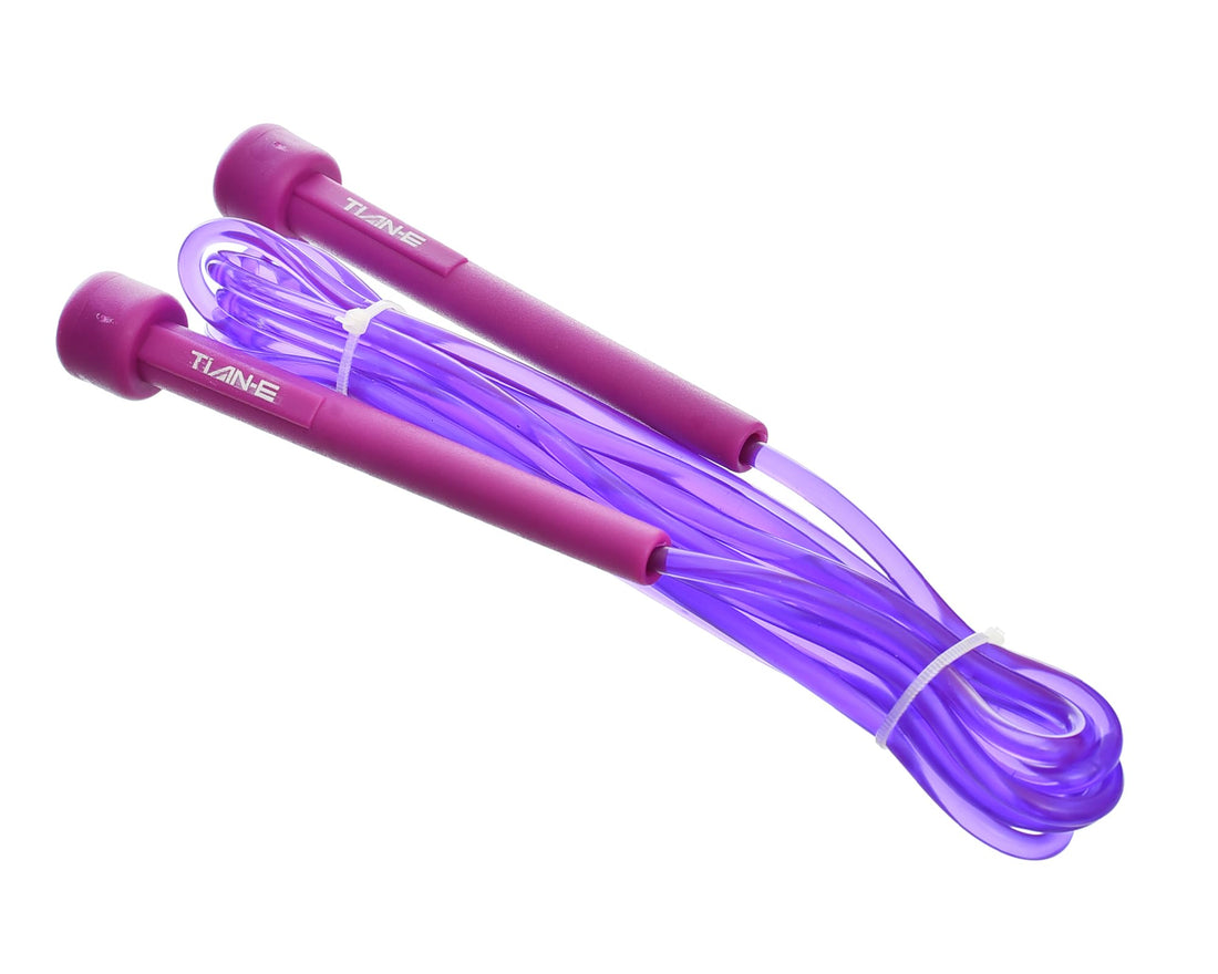 Generic High Quality Cylindrical Box Skipping Rope For Men & women - Purple