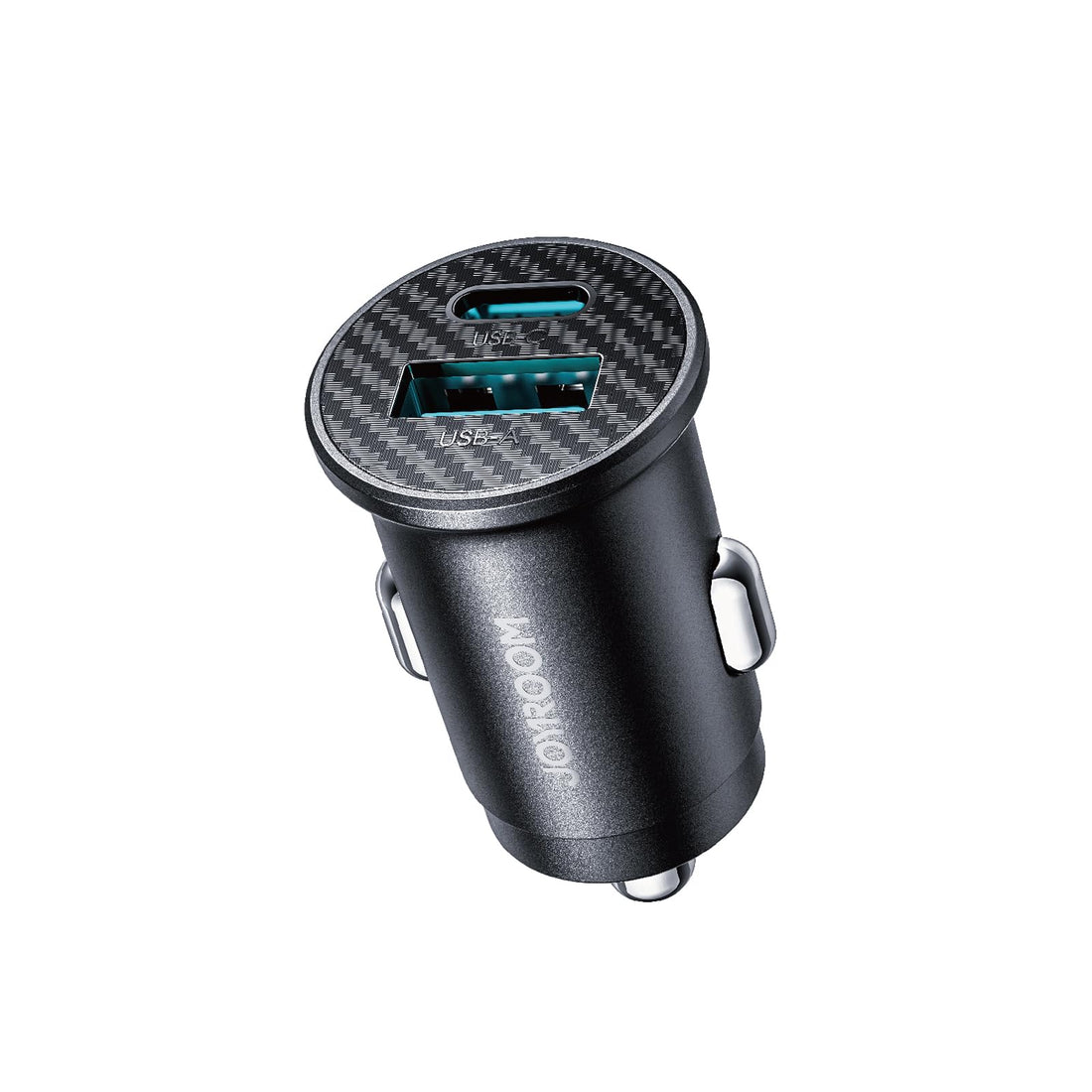 Joyroom JR‑CCN16 Mini 15W Dual Car Charger – Fast Charging with USB-C & USB-A Ports, Compact & Safe Design – Black | 12-Month Warranty