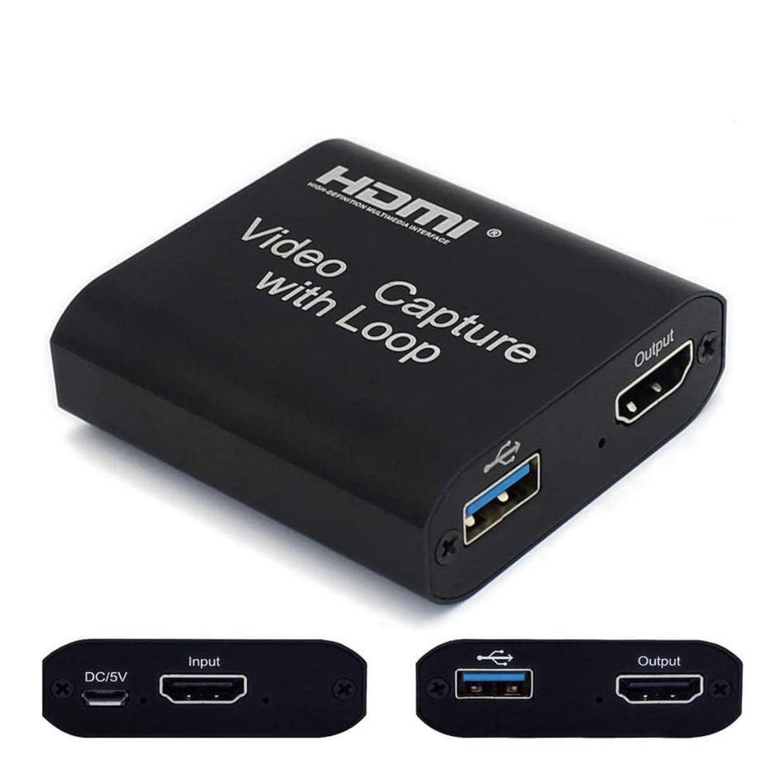 INF Video Recording Card with Loop Out 4K in/1080p Out Video Capture Card