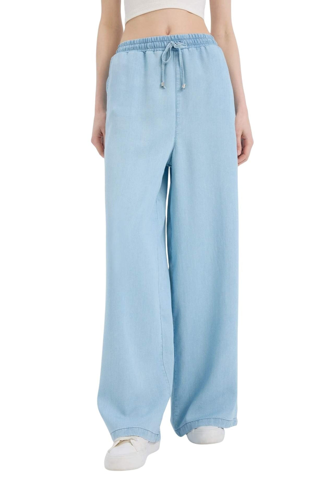 DeFacto Womens Special Collection Pull On Denim Trousers Trousers (pack of 1)