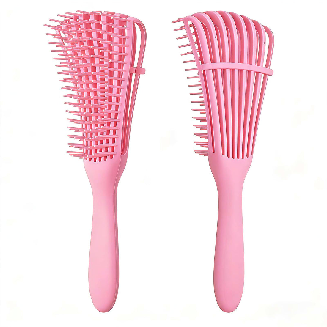 Daletu Octopus Brush Afro Comb, Hair Brush Afro Detangling Brush for Curls, Detangling Comb for Afro Hair 3a to 4c, for Wavy/Wet/Dry/Long/Thick Curly Hair (Green)