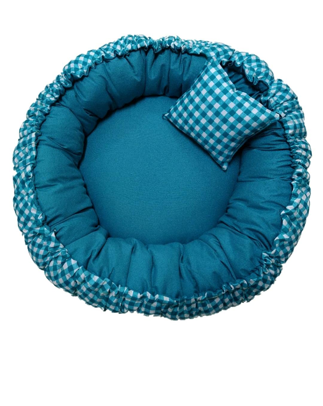 Moro Moro 3 Circular Pet Animal Bed -Turquoise