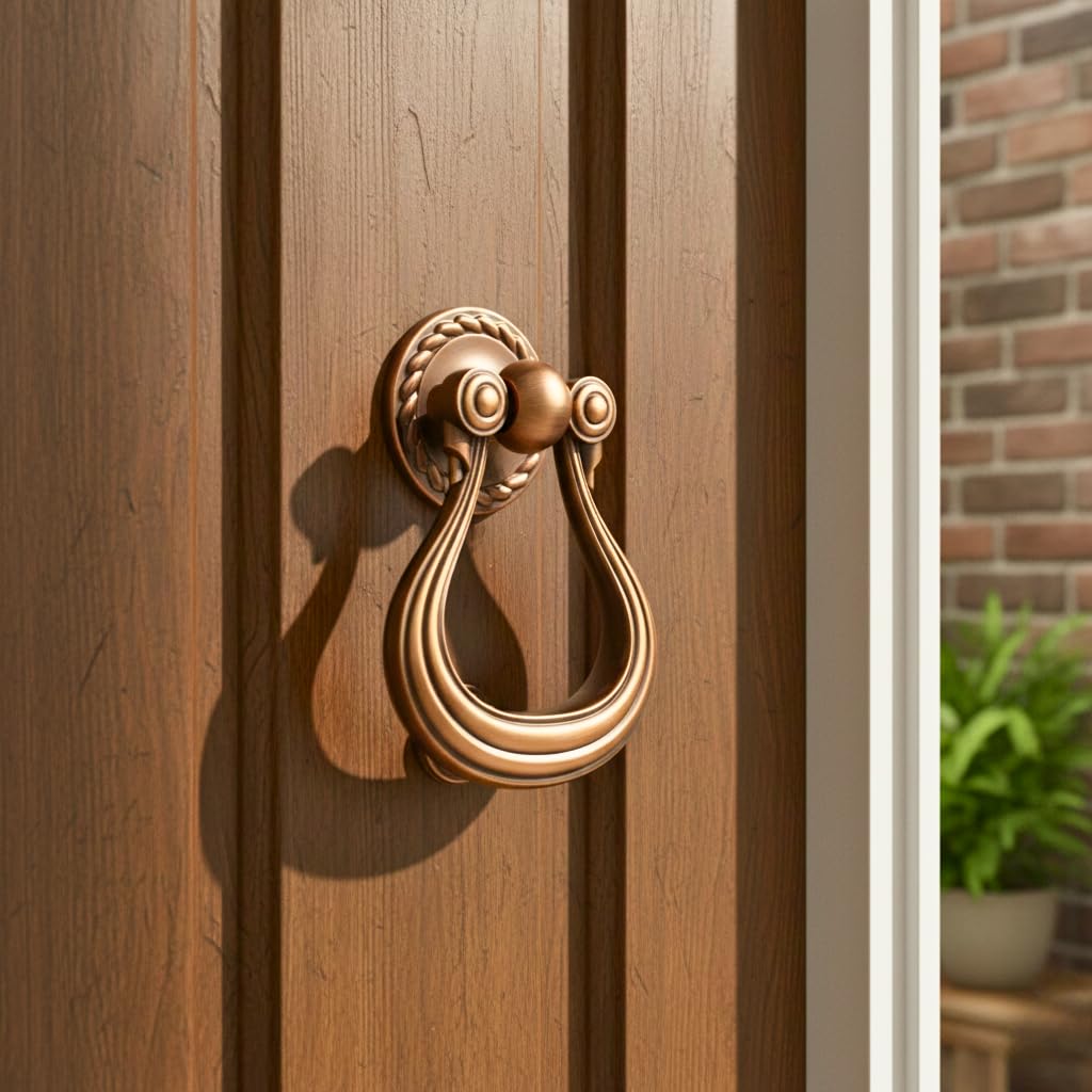 Door Knocker 2004 Striking Elegance and Robust Craftsmanship in Oxide Matte