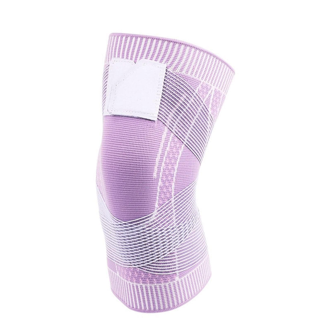 Knee Brace Compression Sleeve with Adjustable Strap, Breathable 3D Knit Elastic Knee Support for Men and Women, Running Gym Sports (Knee NO:7845)